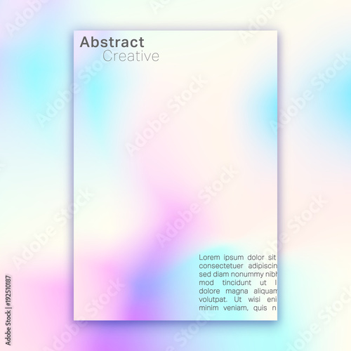 Hologram bright colorful background