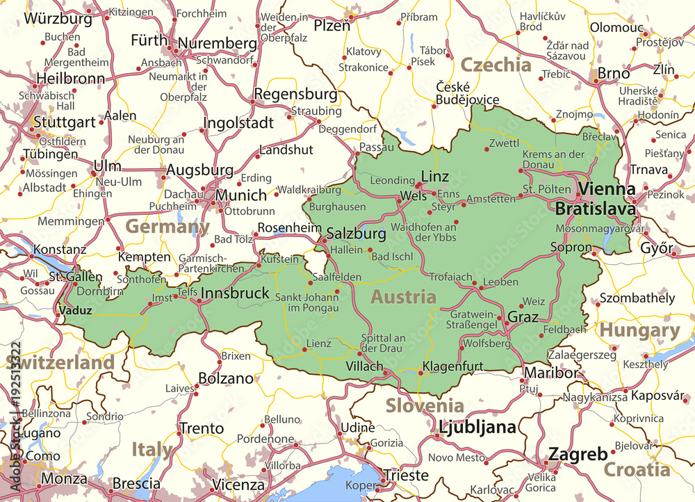 Austria-World-Countries-VectorMap-A