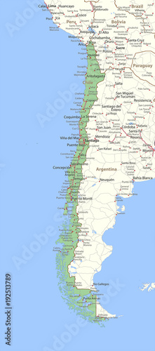 Chile-World-Countries-VectorMap-A