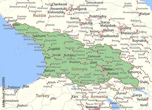 Georgia-World-Countries-VectorMap-A