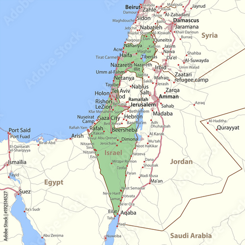 Israel-World-Countries-VectorMap-A