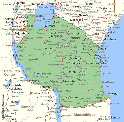 Tanzania-World-Countries-VectorMap-A