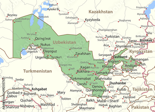 Uzbekistan-World-Countries-VectorMap-A