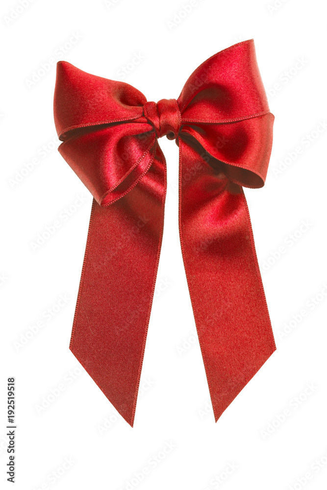 Twisted Red Satin Ribbon in a Frame with Small Bow Stock Photo - Image of  piece, silk: 136144152
