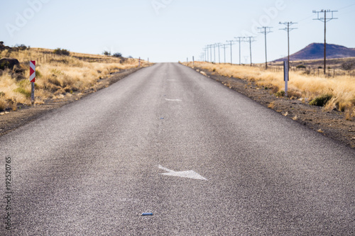  Empty Road with Direction