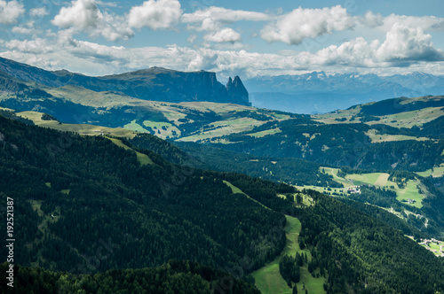 Panorama on the Seiser Alm