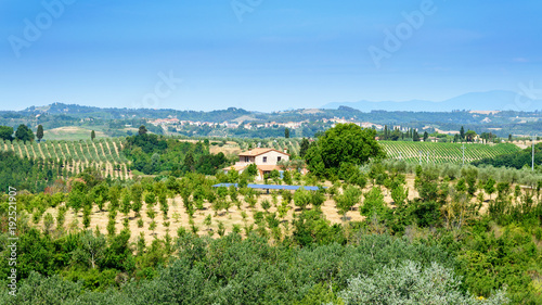 Krajobrazy Toskanii