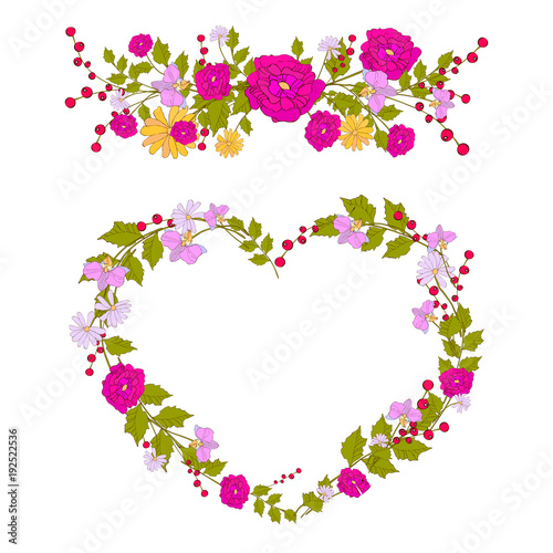 pink  roses, flowers, vintage cards