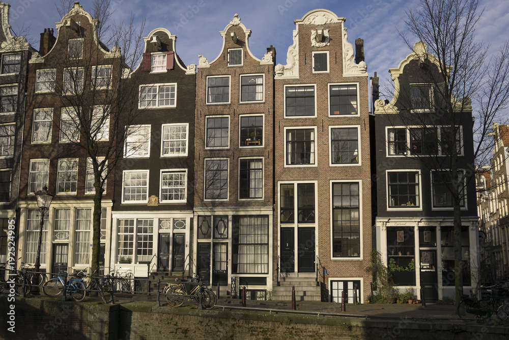 Canalhouses in Amsterdam