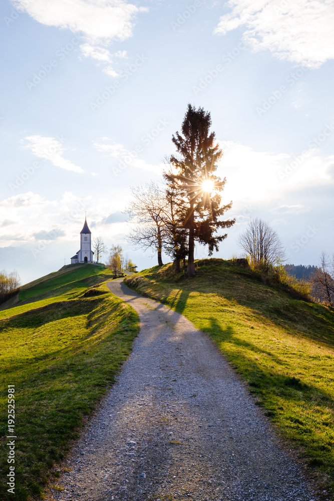 Saint Primoz church, Jamnik, Slovenia