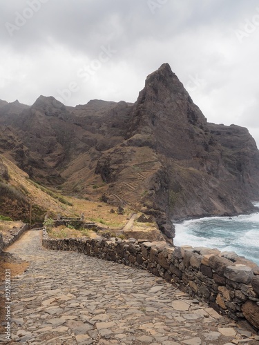 Coastal path, Santo Antao, Ribeira Grande, Cape Verde photo