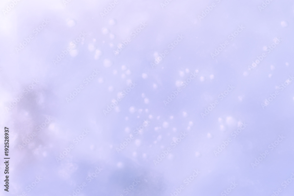 background, texture: blue stratum of ice with bubbles