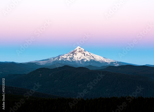 Mt Hood at Sunset photo
