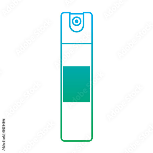 bottle spray air freshener disinfectant clean vector illustration degrade line color