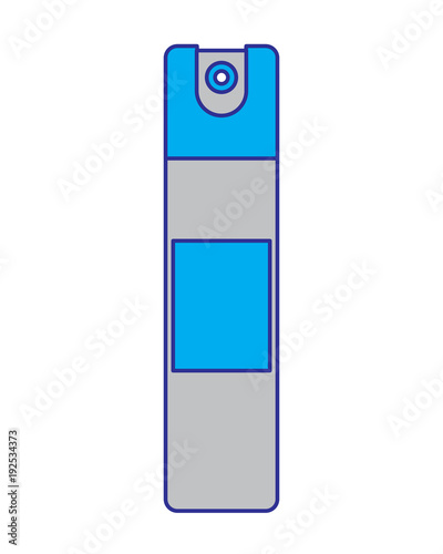 bottle spray air freshener disinfectant clean vector illustration blue and gray design