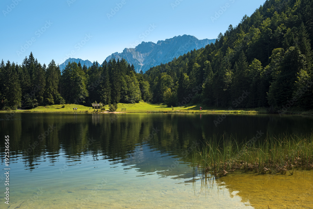 Obraz premium Ferchensee mountain lake, Germany