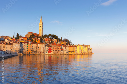 Beautiful sunset at Rovinj