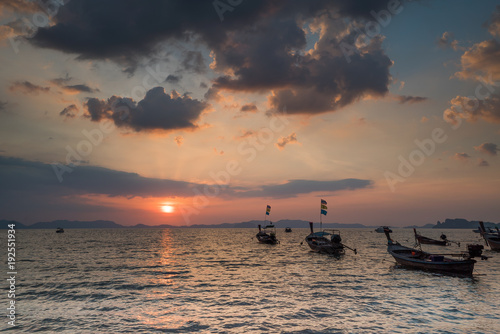 sunset in Thailand
