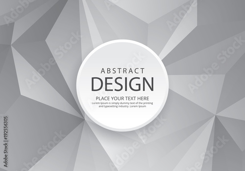 Modern abstract polygonal vector background