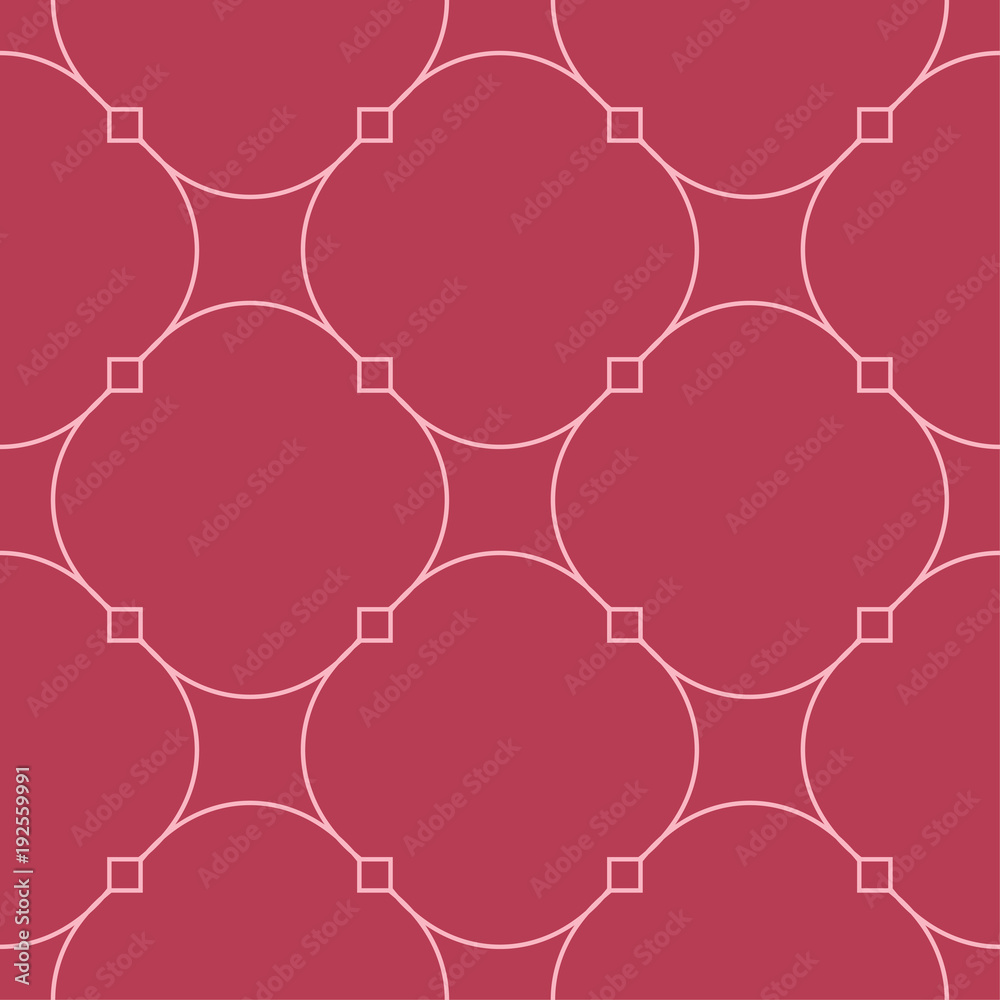 Red and pale pink geometric ornament. Seamless pattern Red and pale pink geometric ornament. Seamless pattern