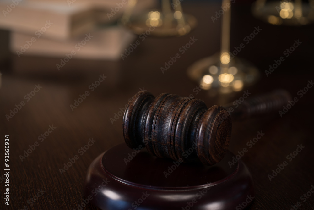 Law and Justice concept. Old Library Law and Justice concept. Old Library