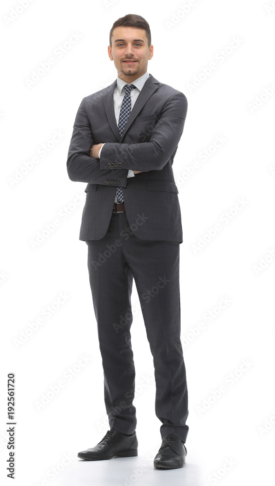 portrait in full growth. a modern businessman portrait in full growth. a modern businessman