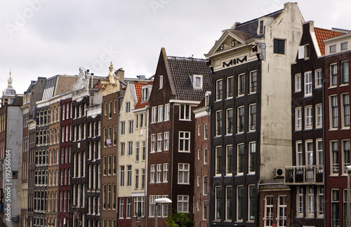 Häuserzeile in Amsterdam, Niederlande