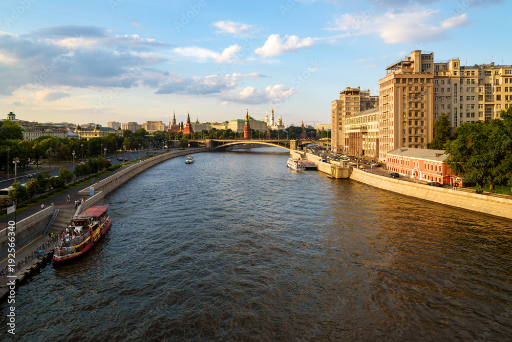 Naklejka premium Moscow river