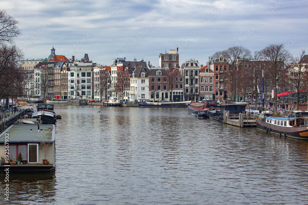 アムステルダムの運河地区