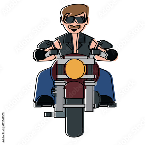 Motorcycle biker design