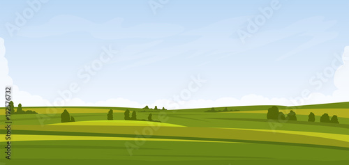 Rural summer landscape