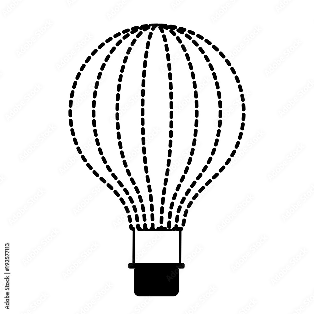 Obraz premium hot air balloon icon