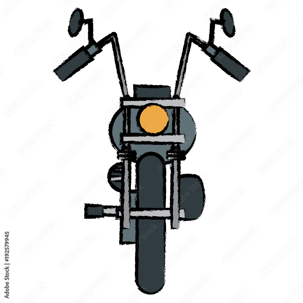 Fototapeta premium Classic motorcycle design