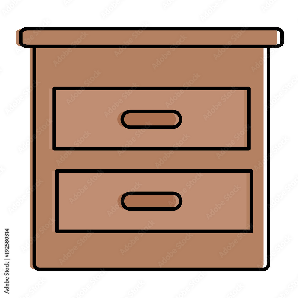 drawer bedroom isolated icon vector illustration design drawer bedroom isolated icon vector illustration design
