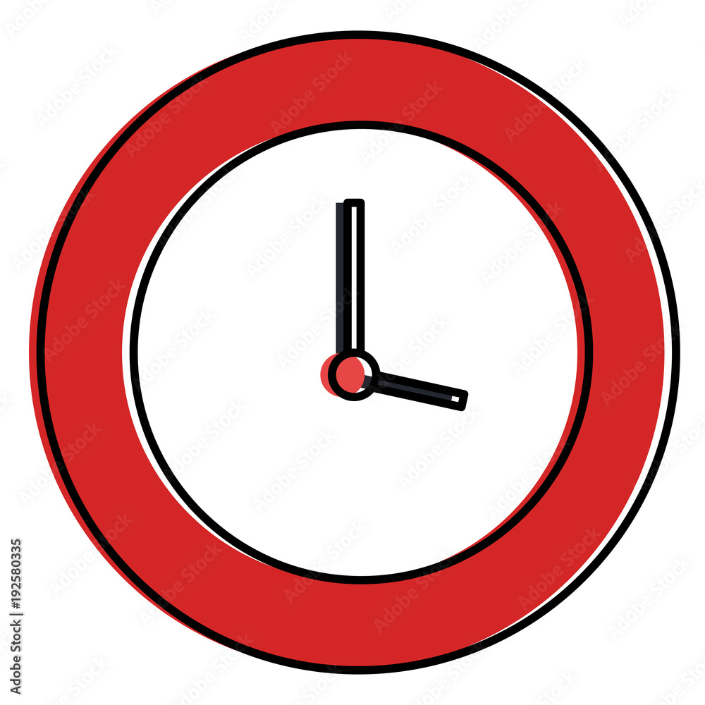 time clock isolated icon vector illustration design time clock isolated icon vector illustration design