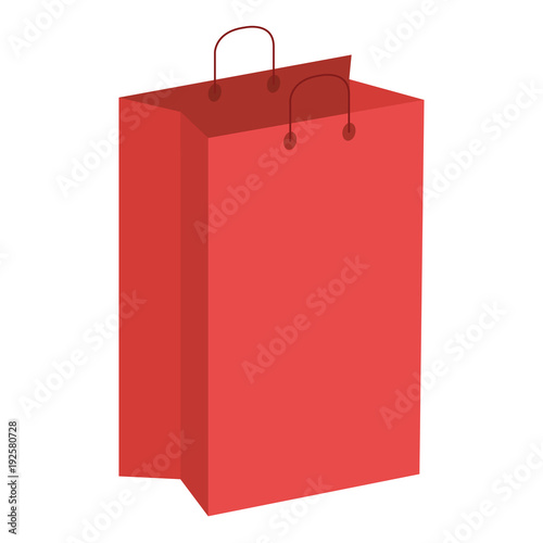 shopping bag isolated icon vector illustration design