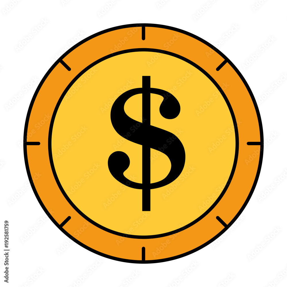 coin money isolated icon vector illustration design coin money isolated icon vector illustration design