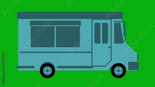 delivery truck animation