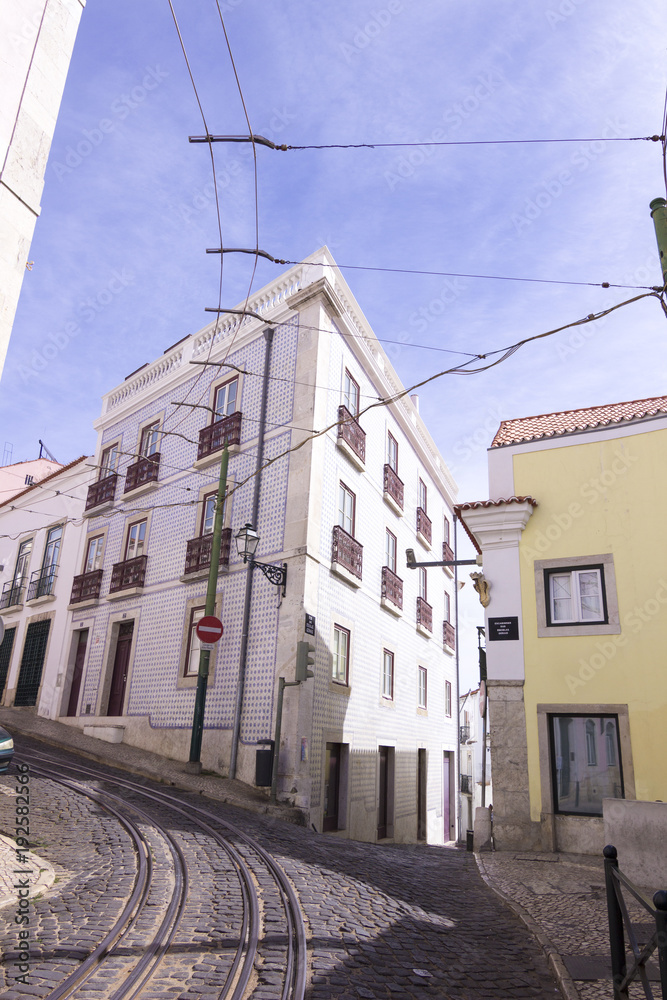 Straße in Lissabon