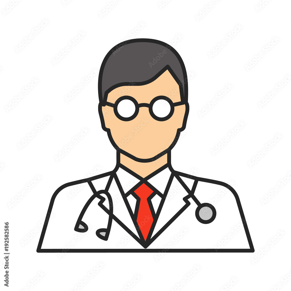 Doctor color icon