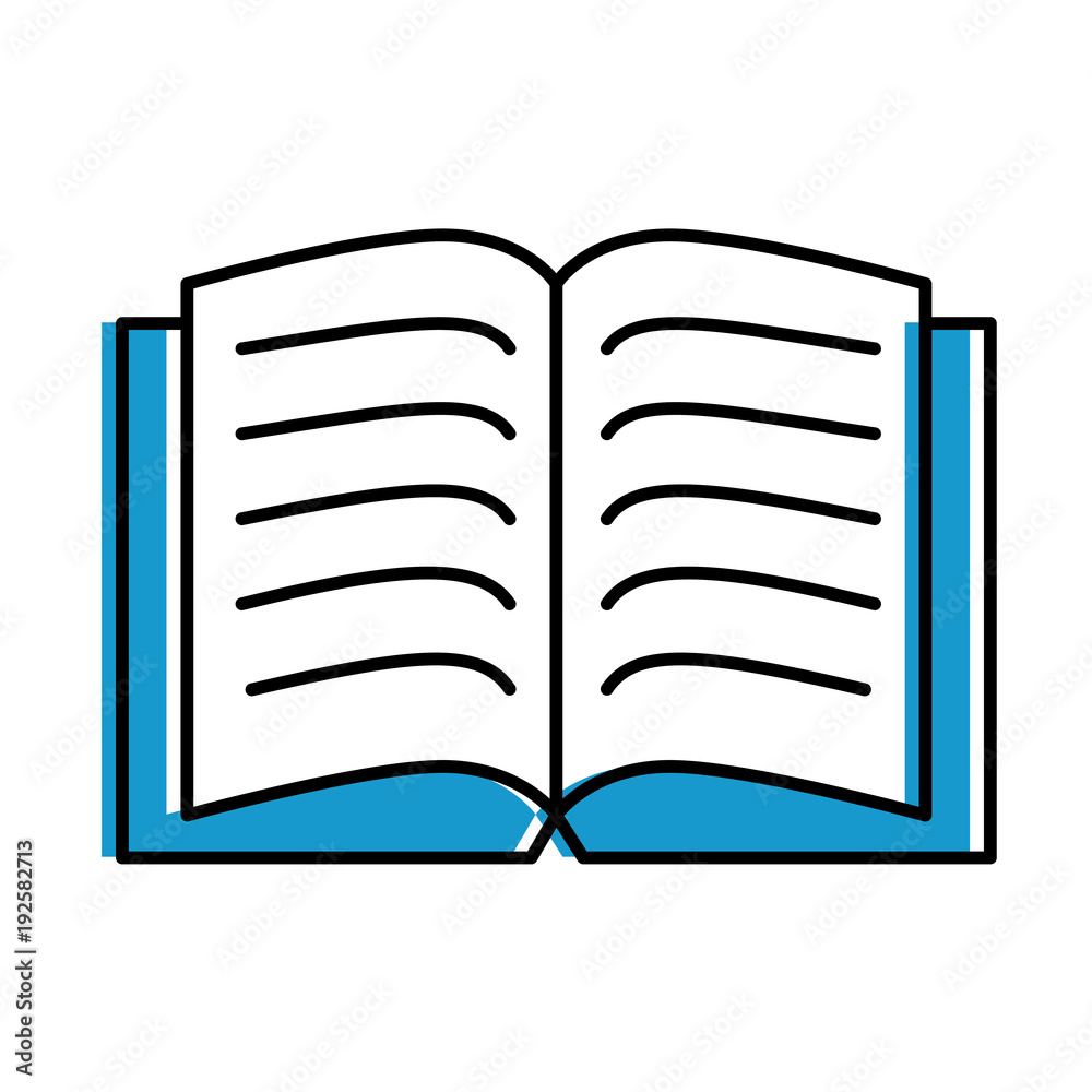 text book isolated icon vector illustration design