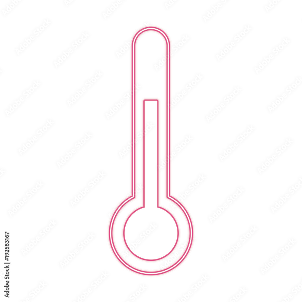 Thermometer scale tool line icon vector illustration graphic Thermometer scale tool line icon vector illustration graphic