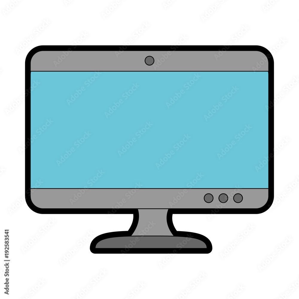 monitor computer isolated icon vector illustration design monitor computer isolated icon vector illustration design