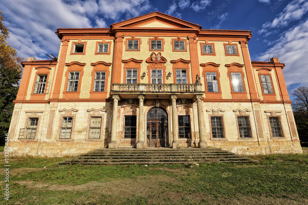 Large unused monumental building of the Libechov castle