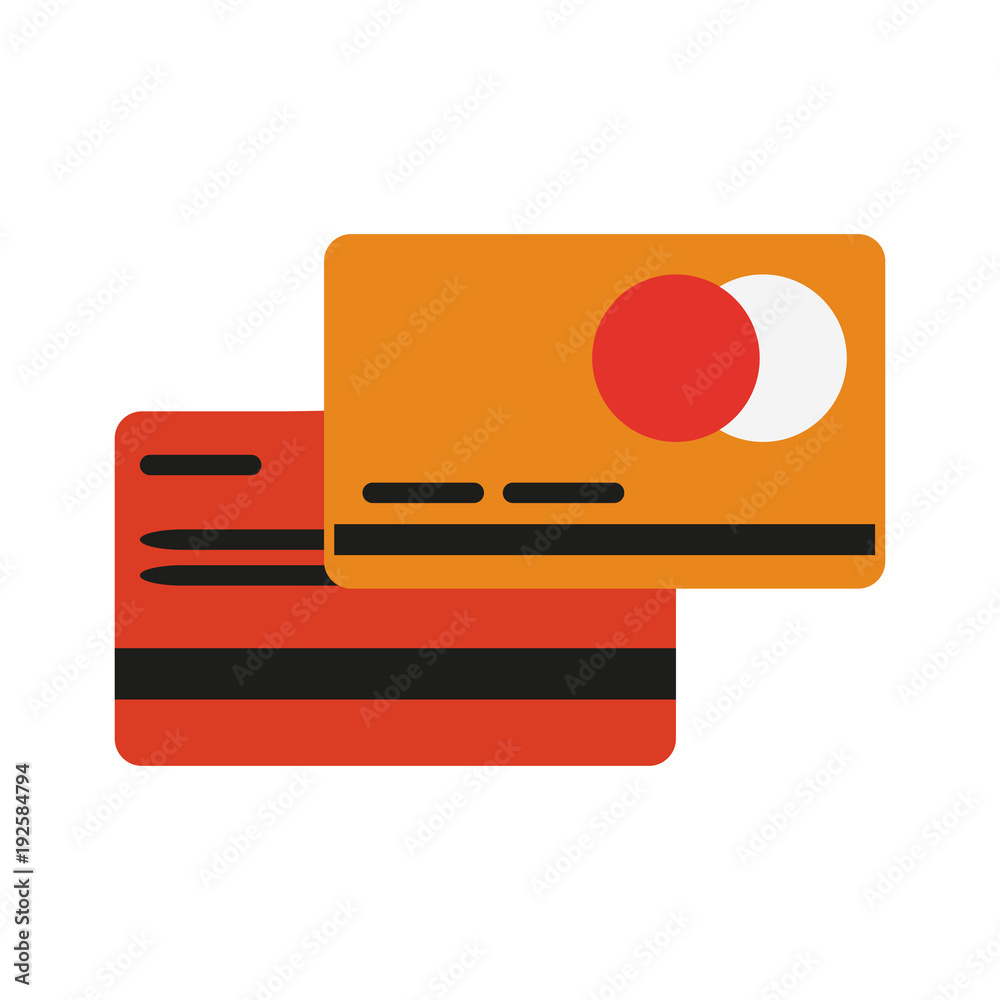 Credit cards symbol icon vector illustration graphic design