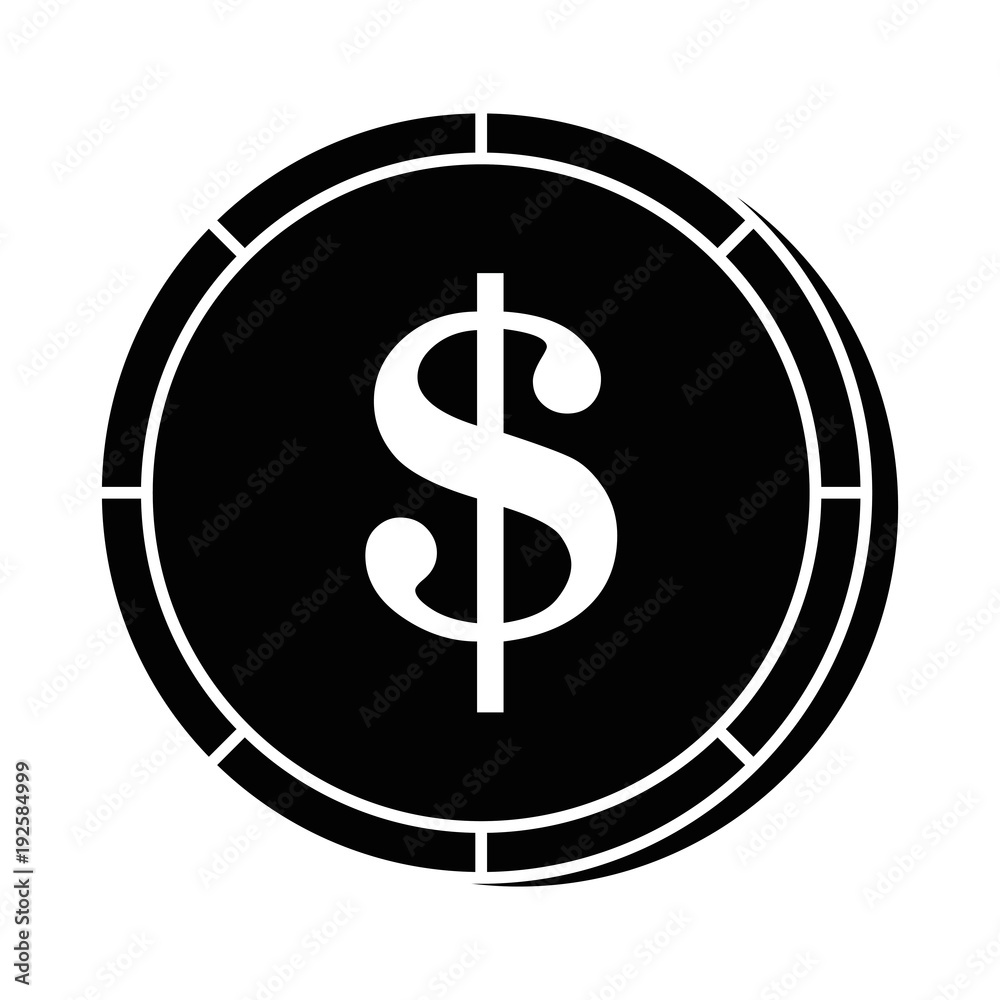 coin money isolated icon vector illustration design coin money isolated icon vector illustration design