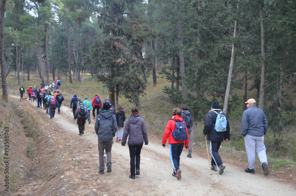 nvironmental trekking near the village of Tsaritsani in Elassona, Greece
