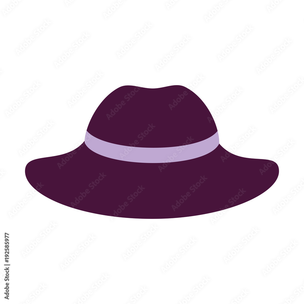 elegant female hat icon vector illustration design elegant female hat icon vector illustration design