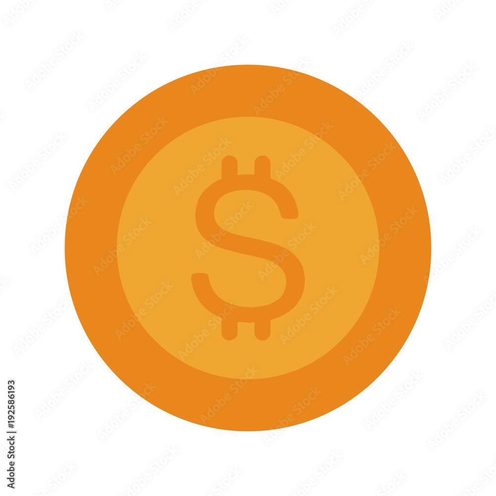 Coin money isolated icon vector illustration graphic design Coin money isolated icon vector illustration graphic design