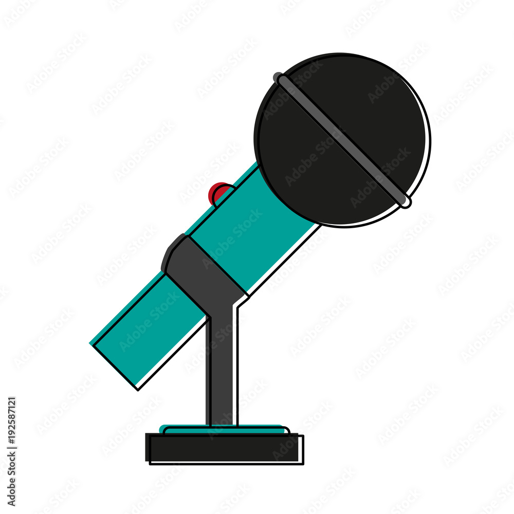 Microphone audio device icon vector illustration graphic design Microphone audio device icon vector illustration graphic design